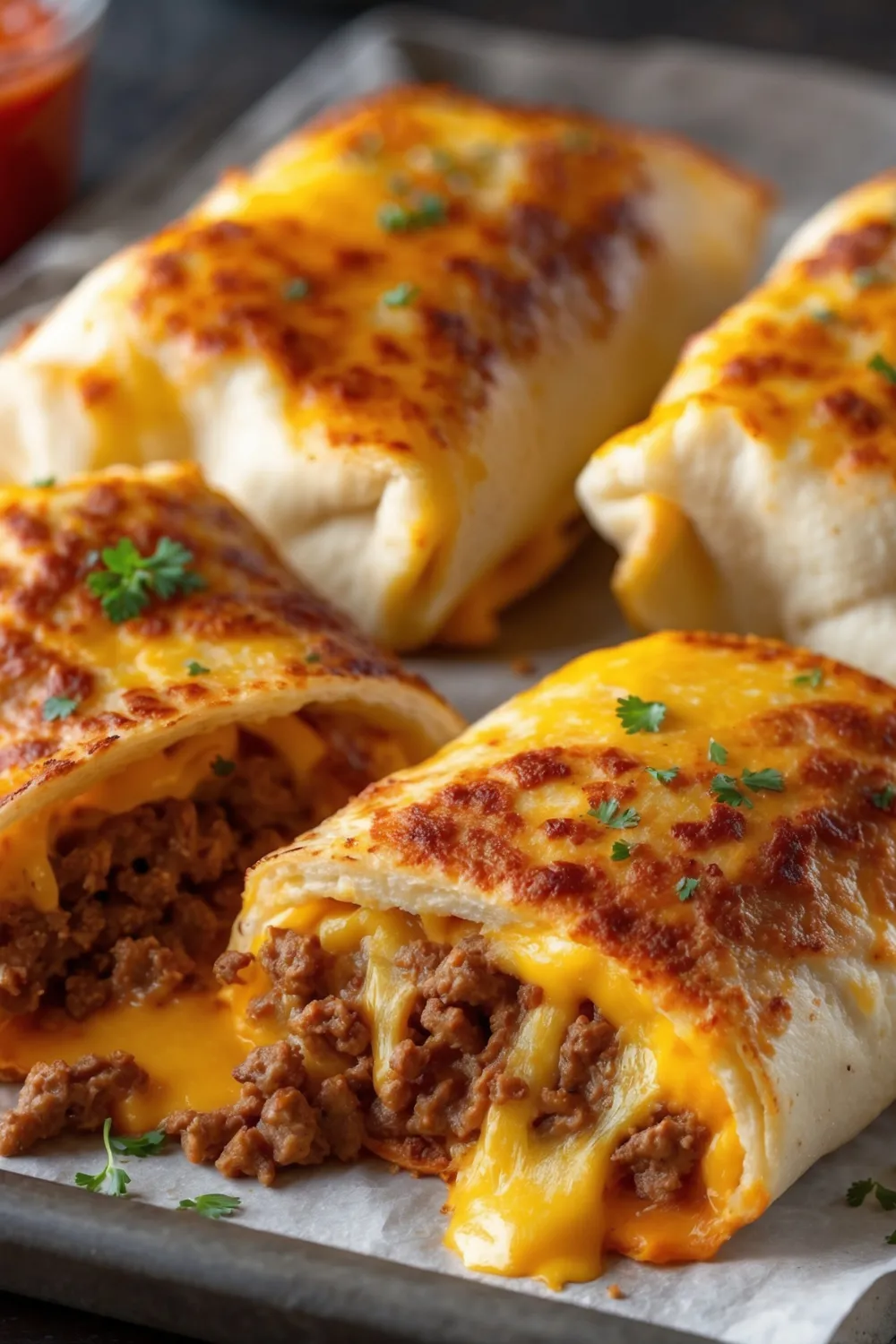 Cheesy Taco Breadsticks