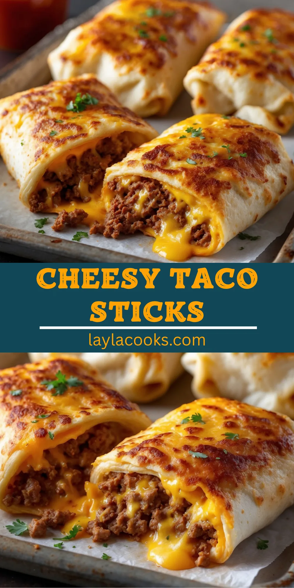 Cheesy Taco Breadsticks