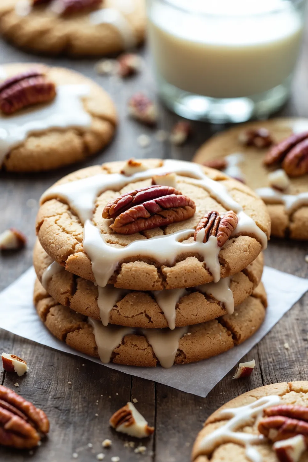 Chewy Gluten Free Maple Pecan Cookies