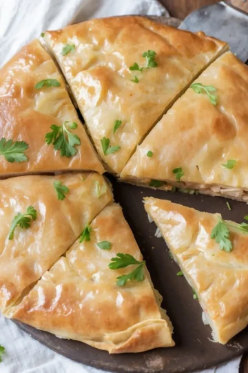 Chicken Cabbage Savory Pirog