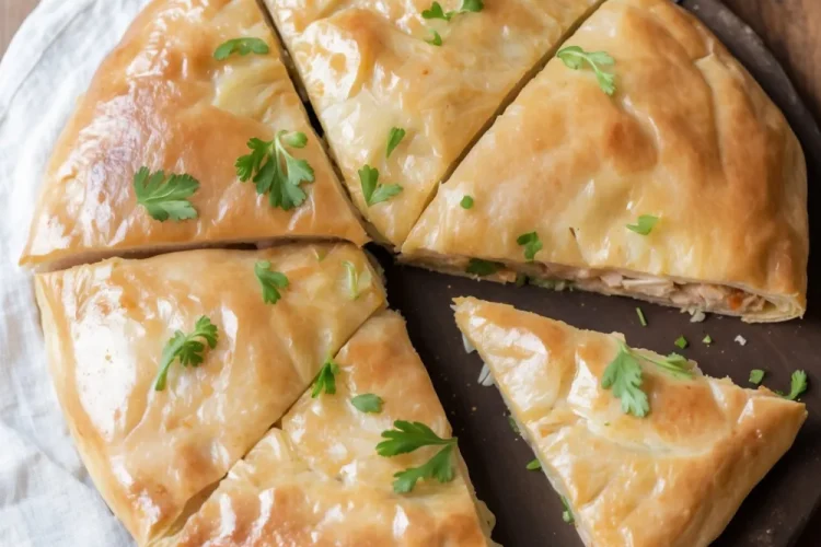 Chicken Cabbage Savory Pirog