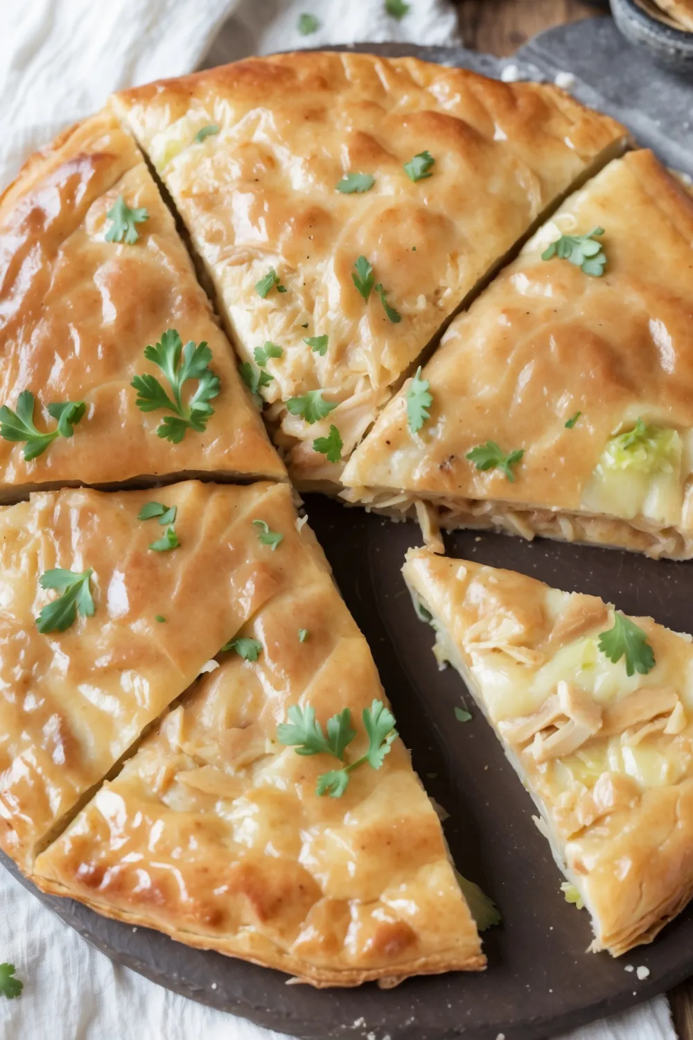 Chicken Cabbage Savory Pirog