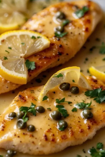 Chicken Piccata with Lemon Sauce