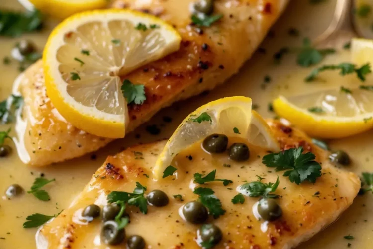Chicken Piccata with Lemon Sauce