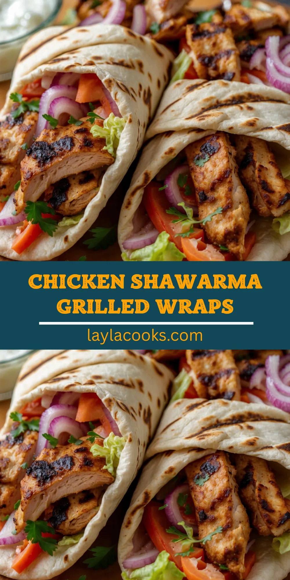 Chicken Shawarma Grilled Wraps