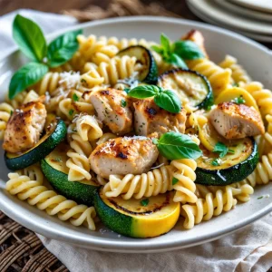 Chicken Zucchini Pasta Skillet