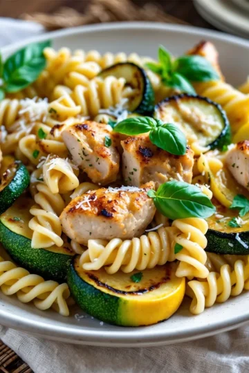 Chicken Zucchini Pasta Skillet