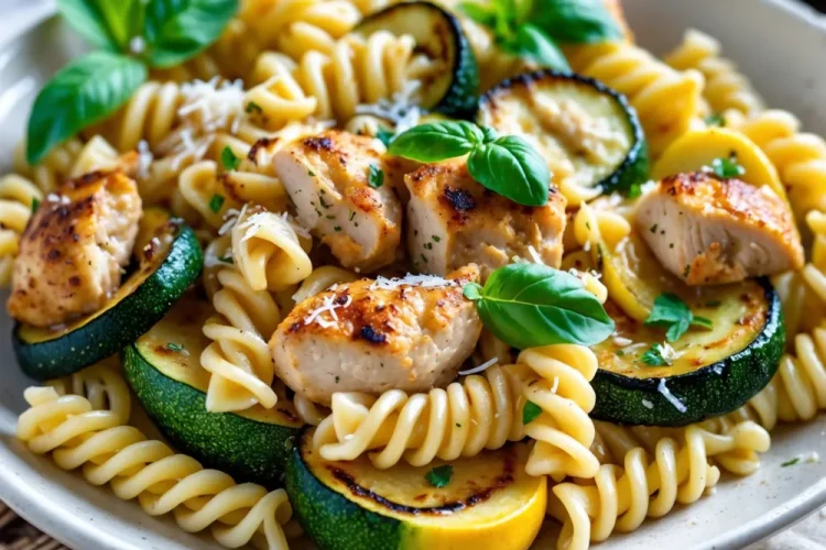 Chicken Zucchini Pasta Skillet