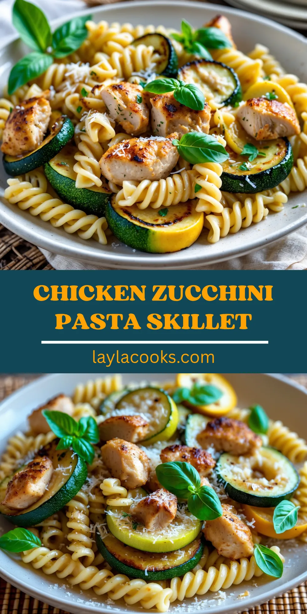 Chicken Zucchini Pasta Skillet