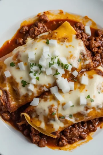 Chili Con Carne Enchiladas