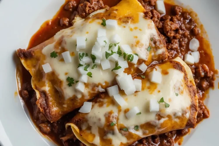 Chili Con Carne Enchiladas