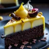 Chocolate Cake With Passion Fruit Mousse