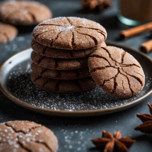 Chocolate-Cinnamon Sugar Cookies
