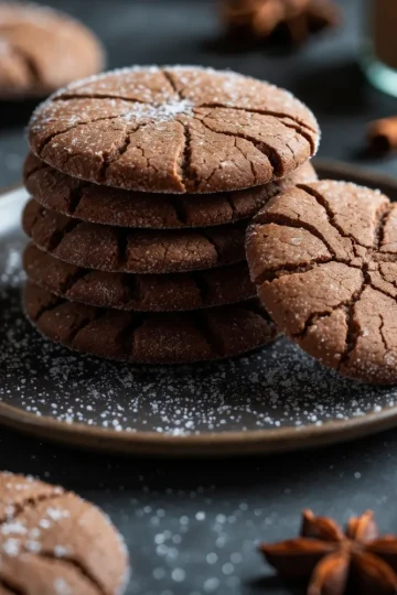 Chocolate-Cinnamon Sugar Cookies