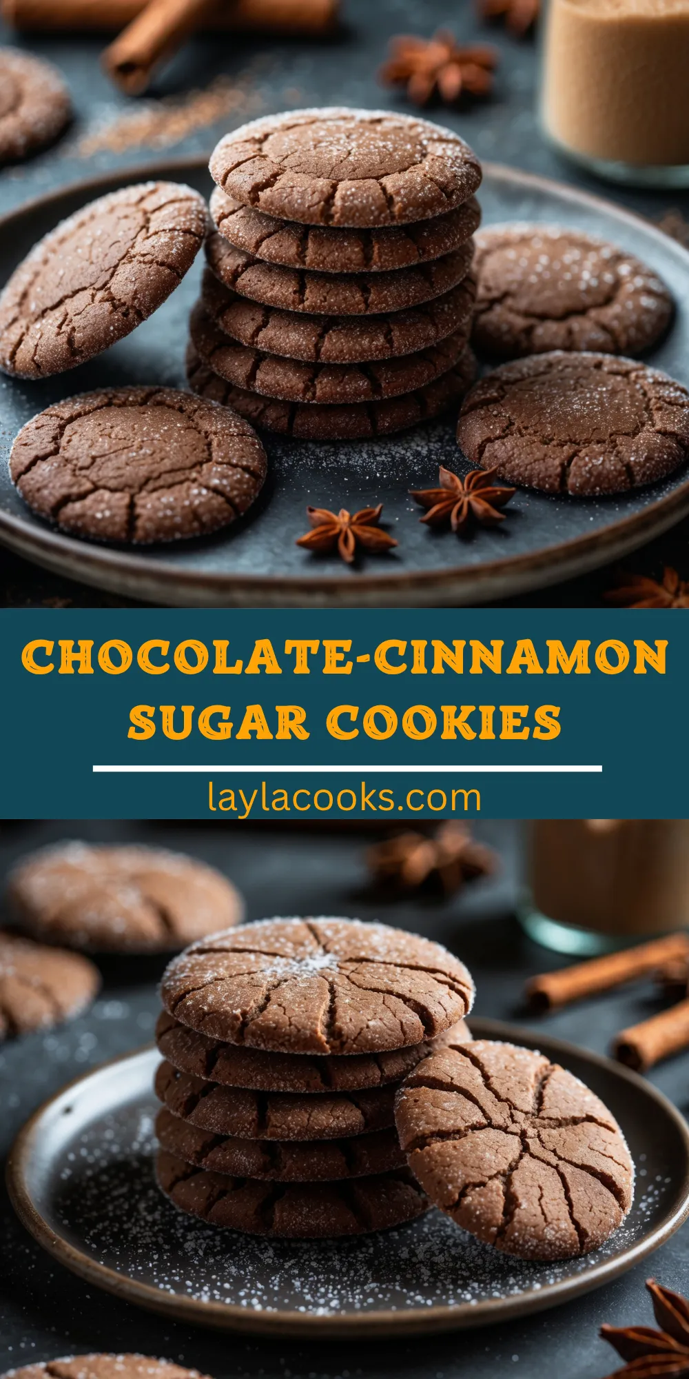 Chocolate-Cinnamon Sugar Cookies