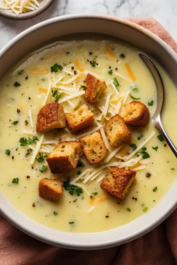 Creamy Broccoli Cheese Soup Recipe