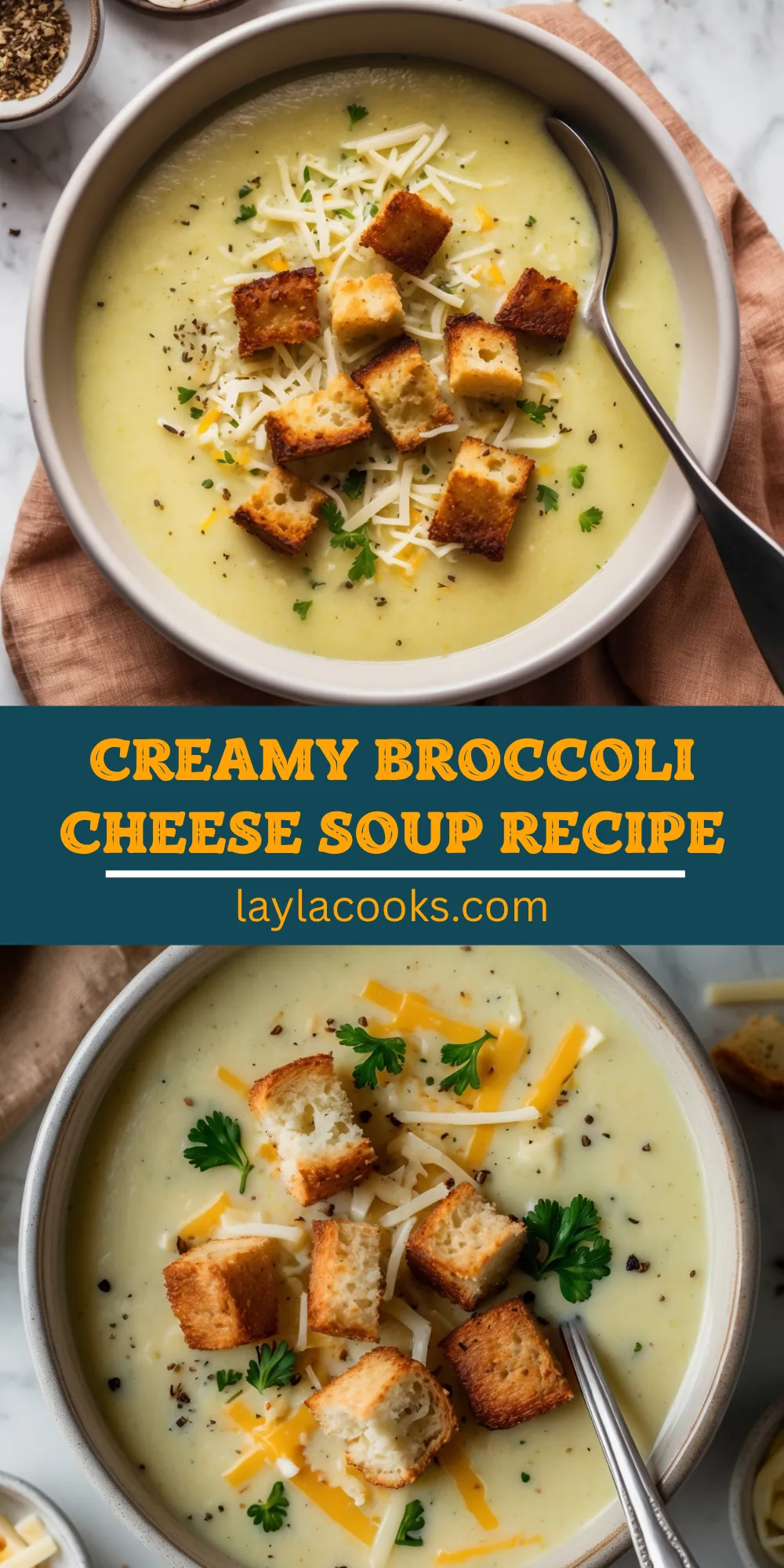 Creamy Broccoli Cheese Soup Recipe