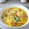 Creamy Pumpkin Ravioli Soup