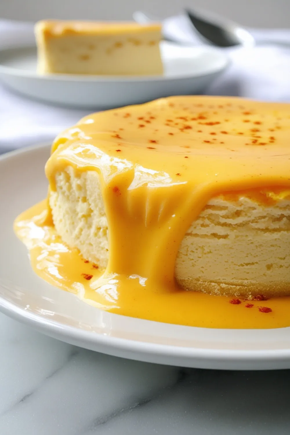 Creamy Pumpkin Spice Japanese Cheesecake