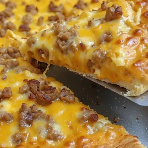 Crescent Roll Breakfast Pizza