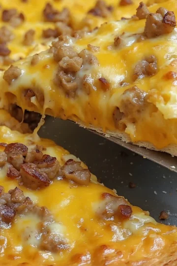 Crescent Roll Breakfast Pizza