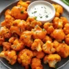 Crispy Air Fryer Buffalo Cauliflower