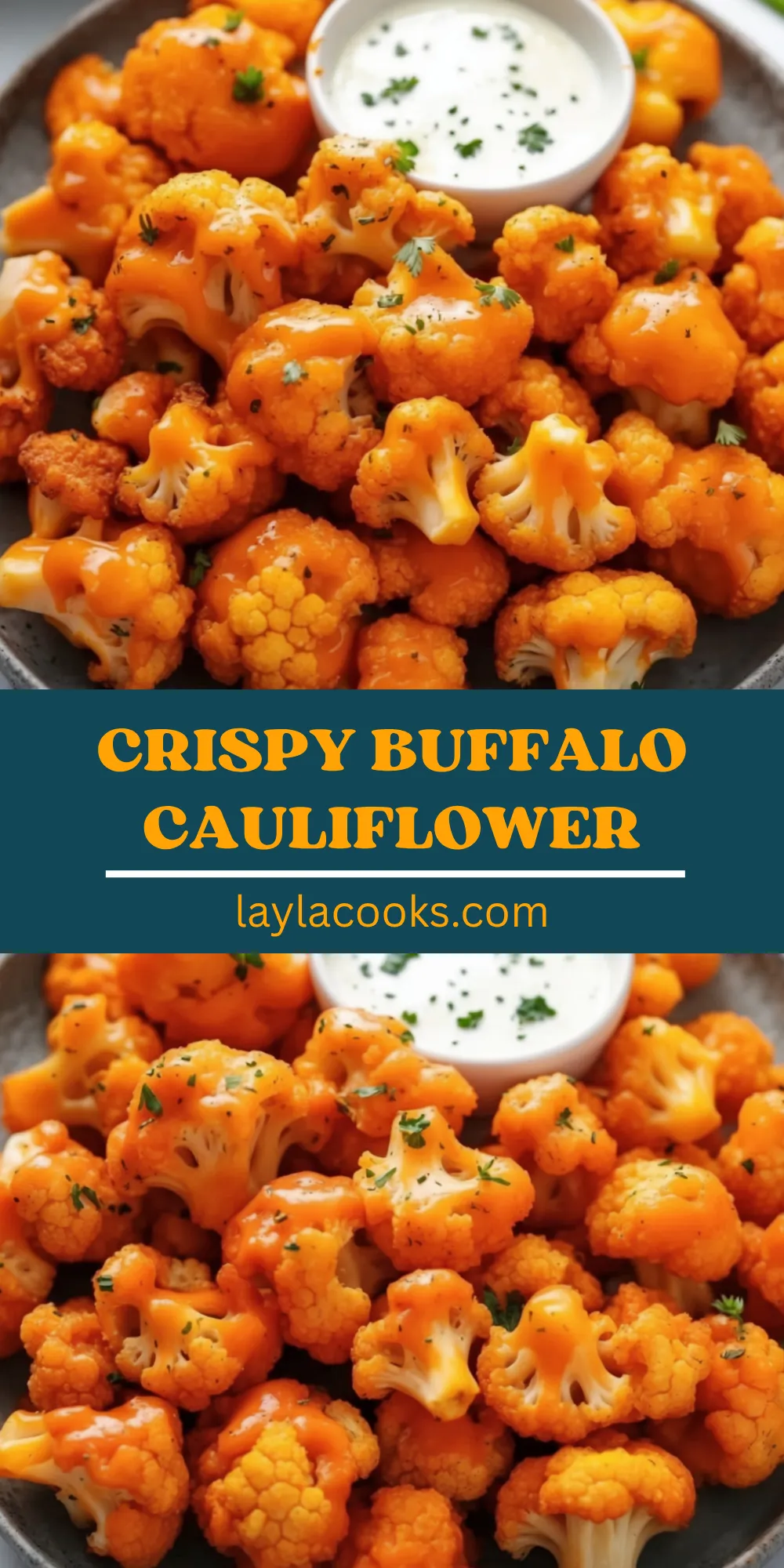 Crispy Air Fryer Buffalo Cauliflower