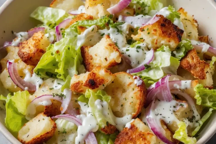 Crispy Smashed Potato Salad