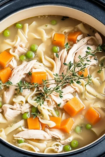 Crockpot Chicken Noodle Soup