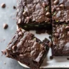Double-Chocolate Zucchini Brownies