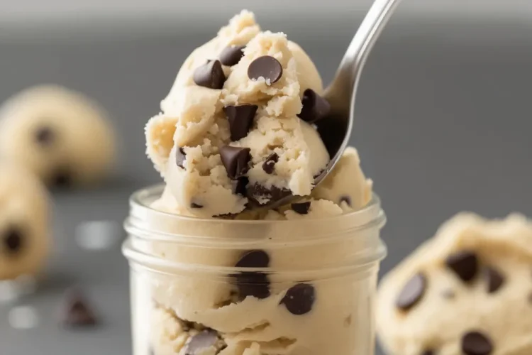 Edible Cookie Dough for One