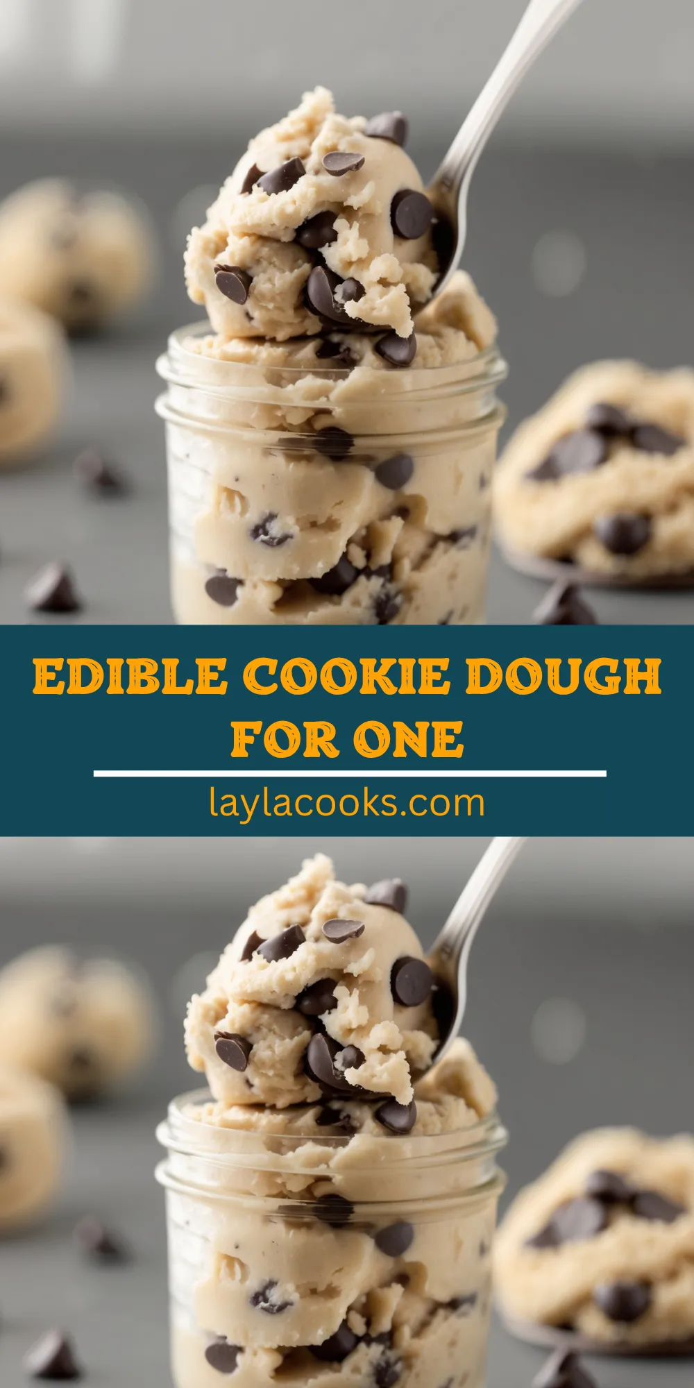 Edible Cookie Dough for One