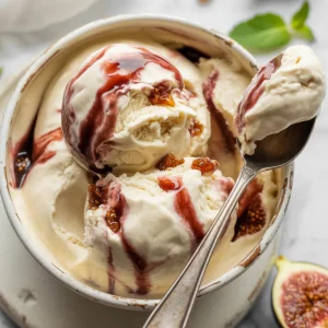 Fig Jam Ice Cream
