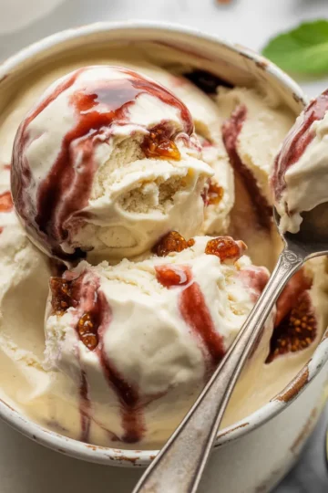 Fig Jam Ice Cream
