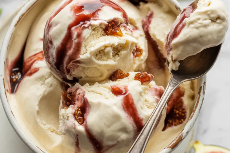 Fig Jam Ice Cream