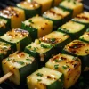 Garlic Butter Zucchini Skewers