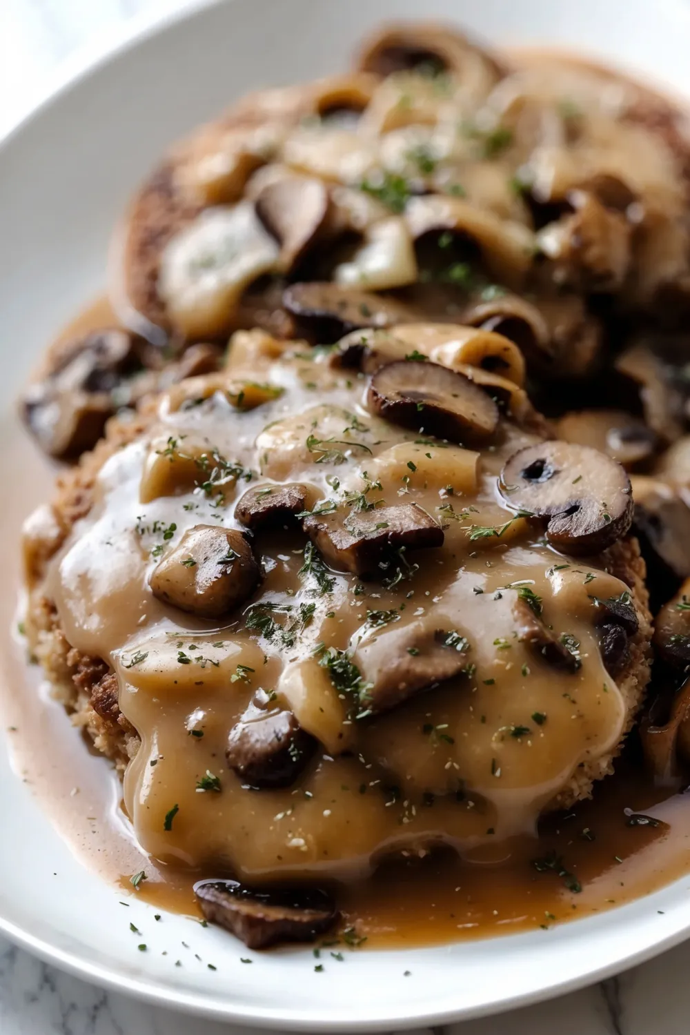 Ground Chicken Salisbury Steak
