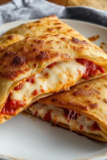Homemade Cheesy Pizza Pockets