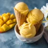 Homemade Mango Ice Cream