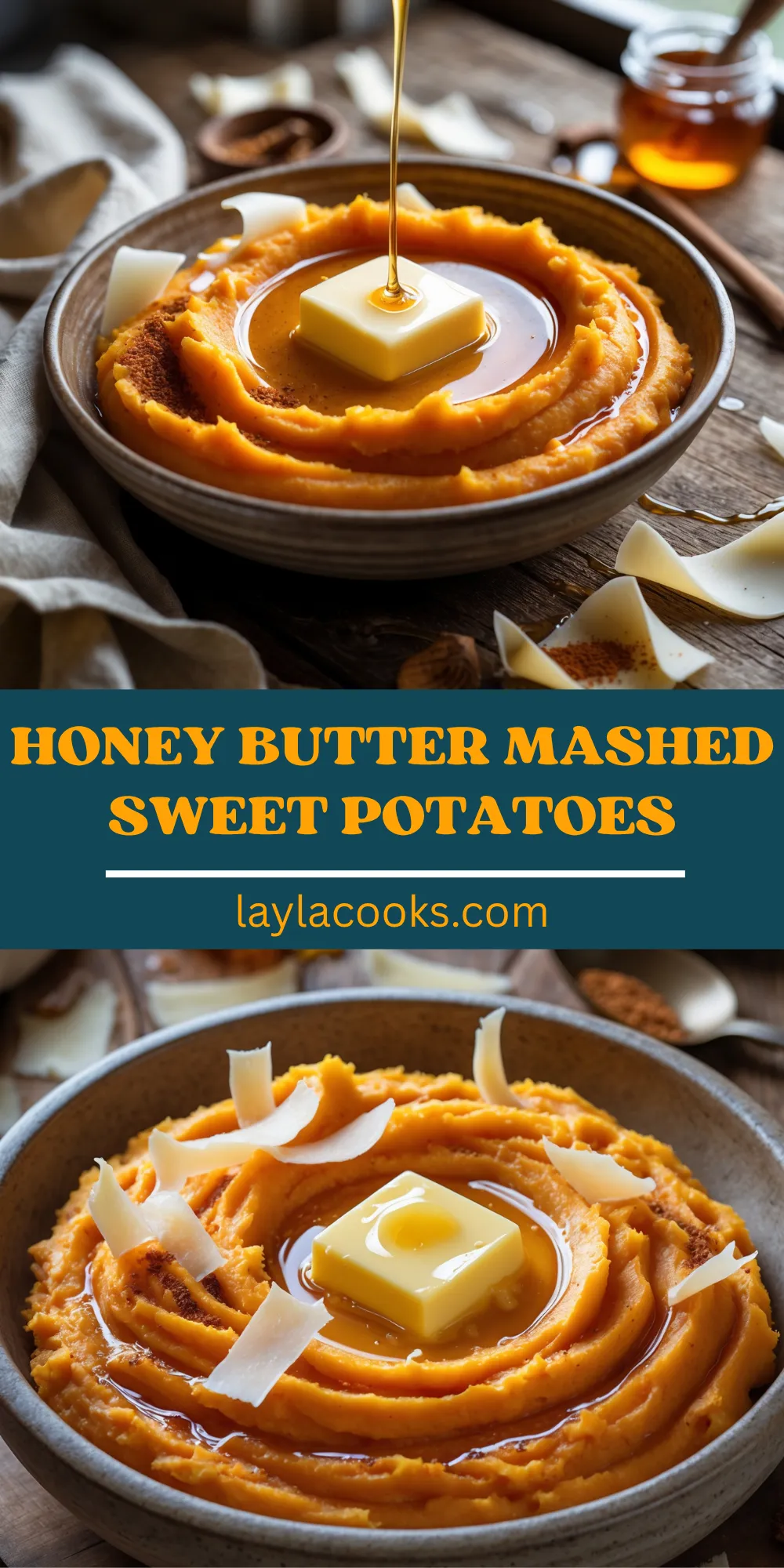 Honey Butter Mashed Sweet Potatoes