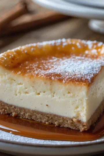 Honey Cinnamon-Sugar Sopapilla Cheesecake
