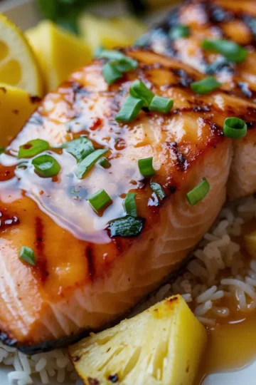 Honey Pineapple Salmon