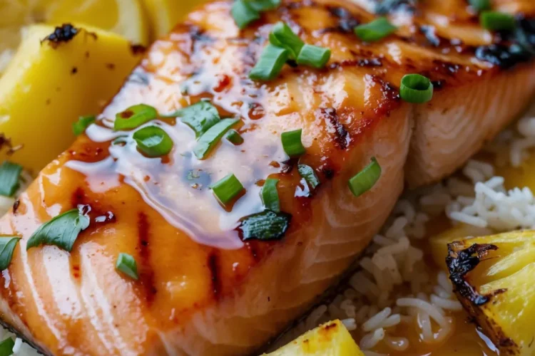 Honey Pineapple Salmon
