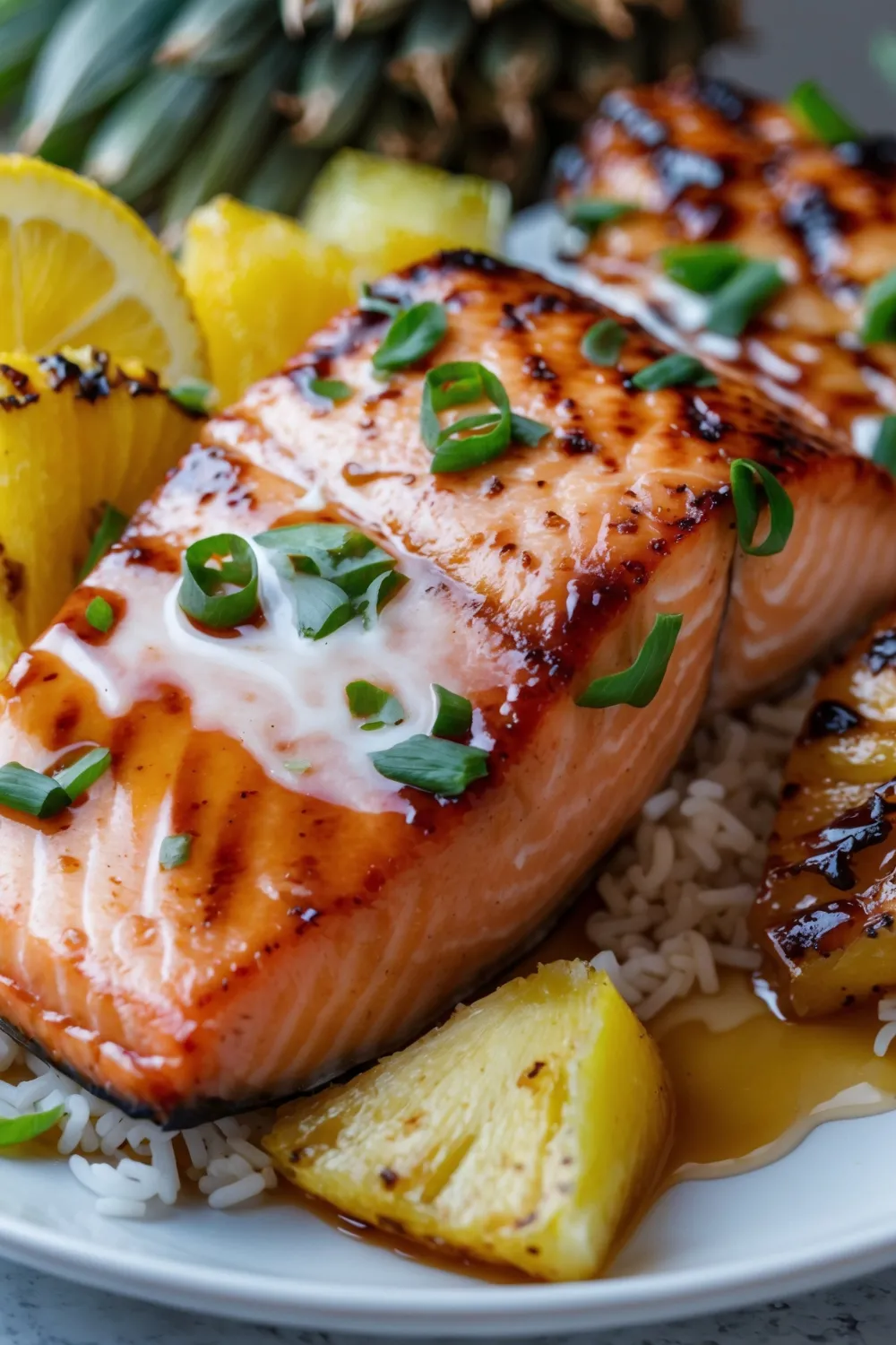 Honey Pineapple Salmon