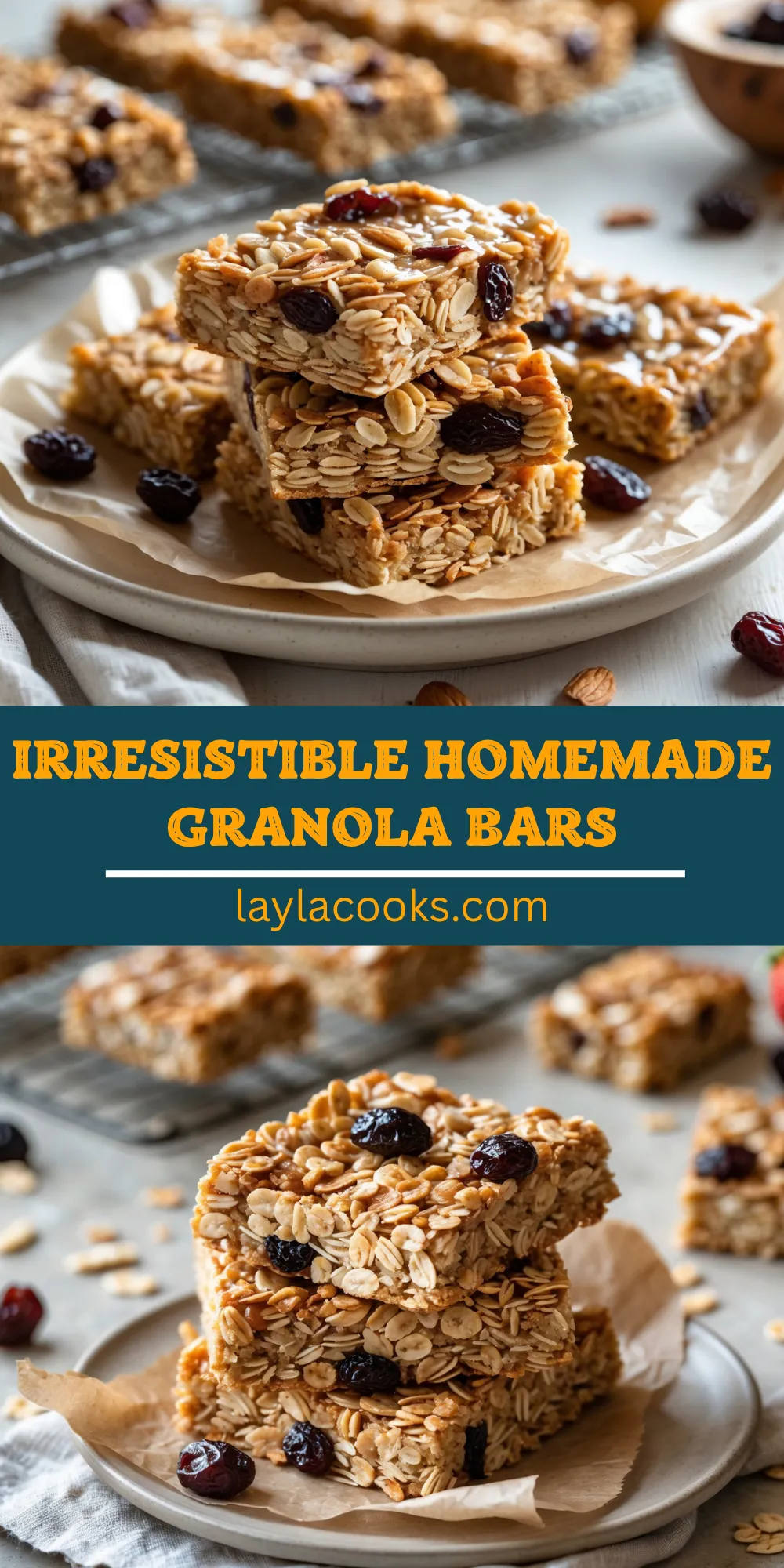 Irresistible Homemade Granola Bars
