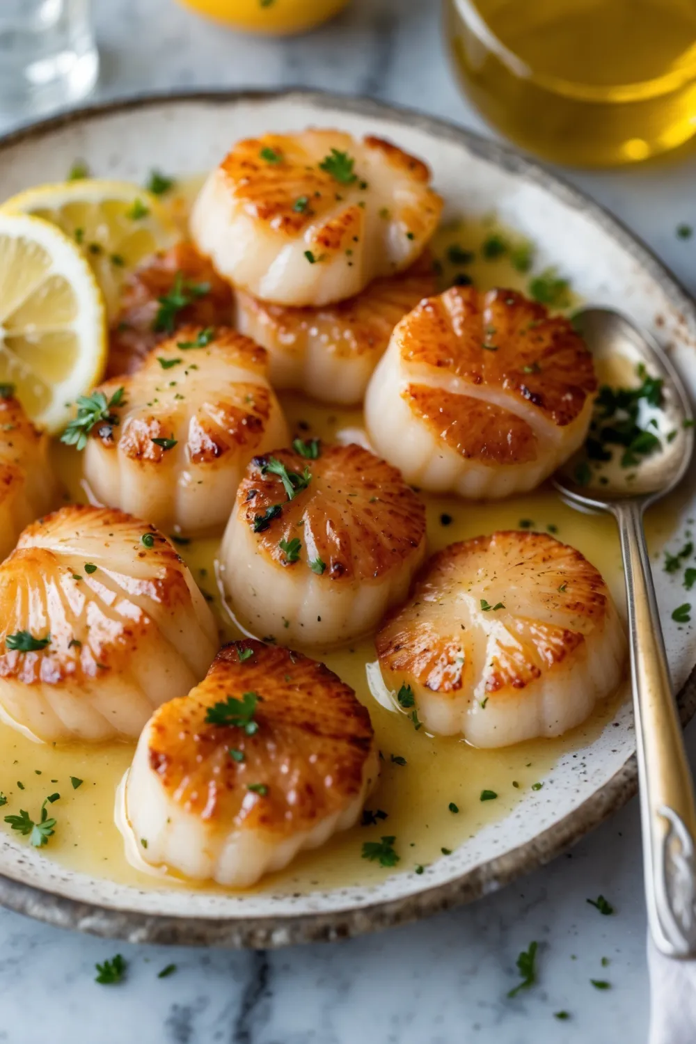 Lemon Butter Scallops