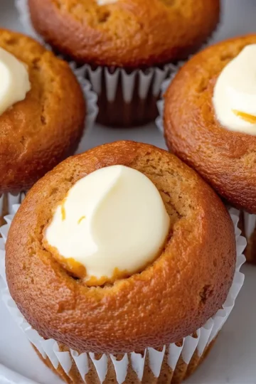Mini Pumpkin Cream Cheese Muffins