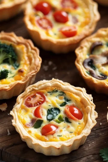Mini Quiches 4 Ways