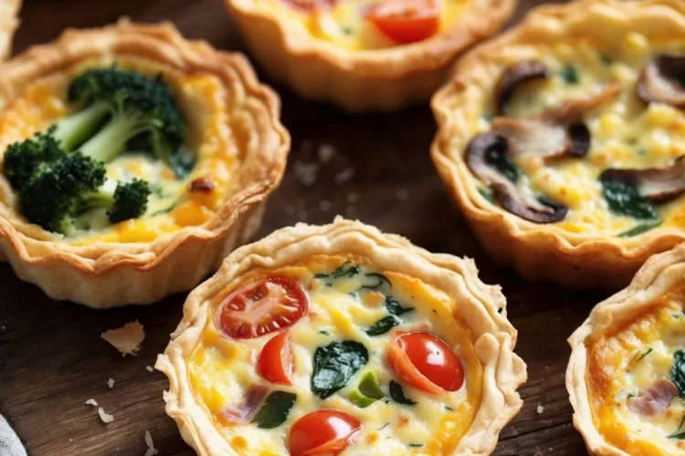 Mini Quiches 4 Ways