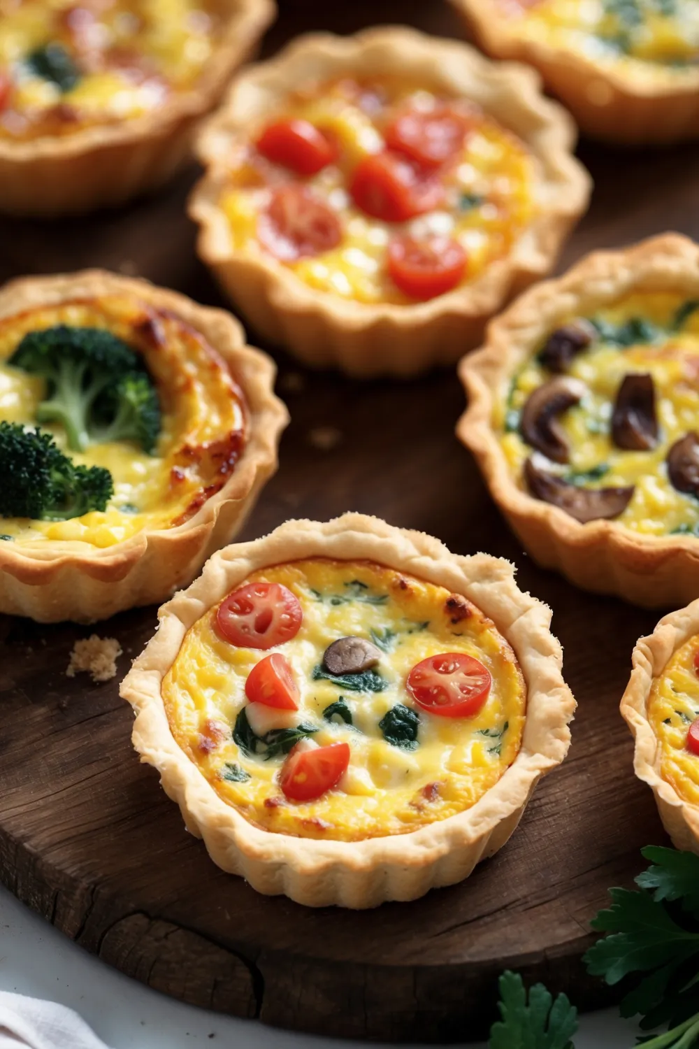 Mini Quiches 4 Ways